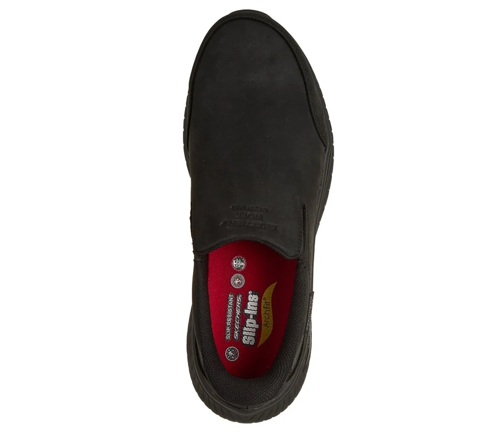 Skechers Slip-ins Work Slip-Resistant: Arch Fit Crosser Skechers Slip-ins Work Slip-Resistant: Arch Fit Crosser