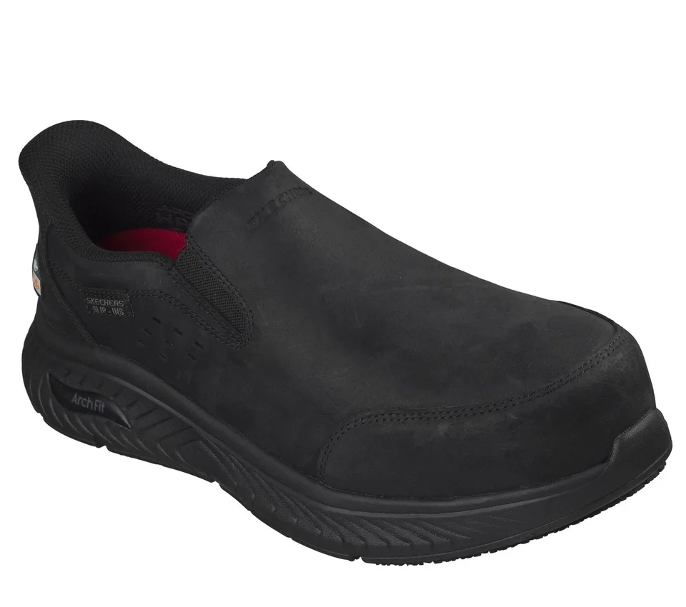 Skechers Slip-ins Work Slip-Resistant: Arch Fit Crosser Skechers Slip-ins Work Slip-Resistant: Arch Fit Crosser