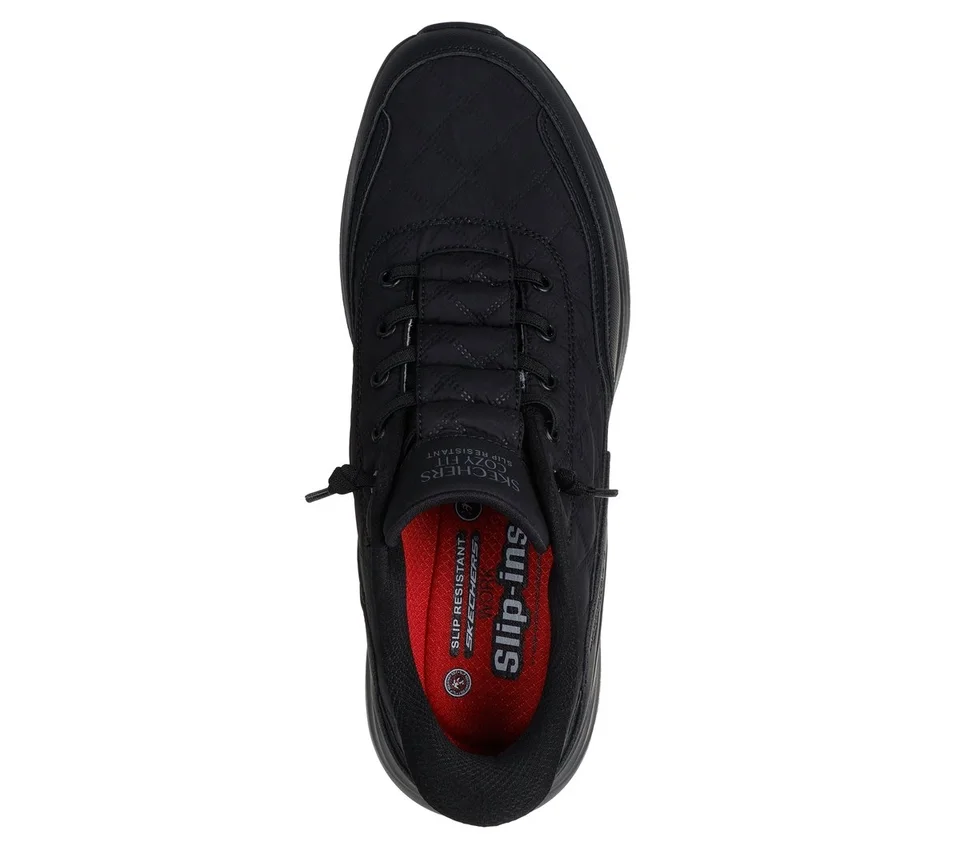 Skechers Slip-ins Work Slip-Resistant: Contour Foam – Cozy Fit Skechers Slip-ins Work Slip-Resistant: Contour Foam – Cozy Fit