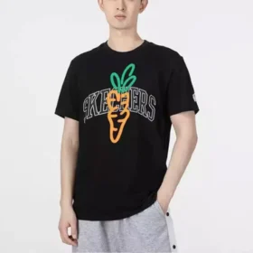 Skechers x Carrots Graphic T-Shirt “Black Orange Grey”