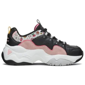 Skechers x Line Friends D’ Lites 3.0 Low-top Clunky Shoes Black/Pink