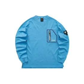 Skechers x One Piece Printed Long Sleeve T-shirt “Blue Brown Yellow Black”