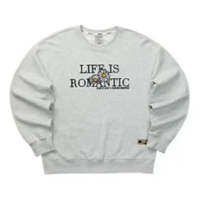 Skechers x Romantic Crown Long Sleeve Sweater “Grey Black”