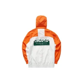 Skechers x SKX Hoodied Woven Jacket “White Orange”