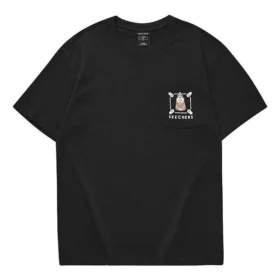 Skechers x SpongeBob Printed Short Sleeve T-shirt “Black White” Skechers x SpongeBob Printed Short Sleeve T-shirt “Black White”
