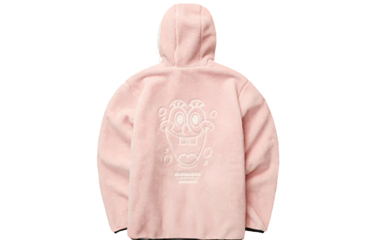 Skechers x SpongeBob SquarePants Warm Hooded Jacket “White Pink Black”