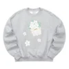 Skechers x XIAOLI Graphic Crew Sweater “Grey White”