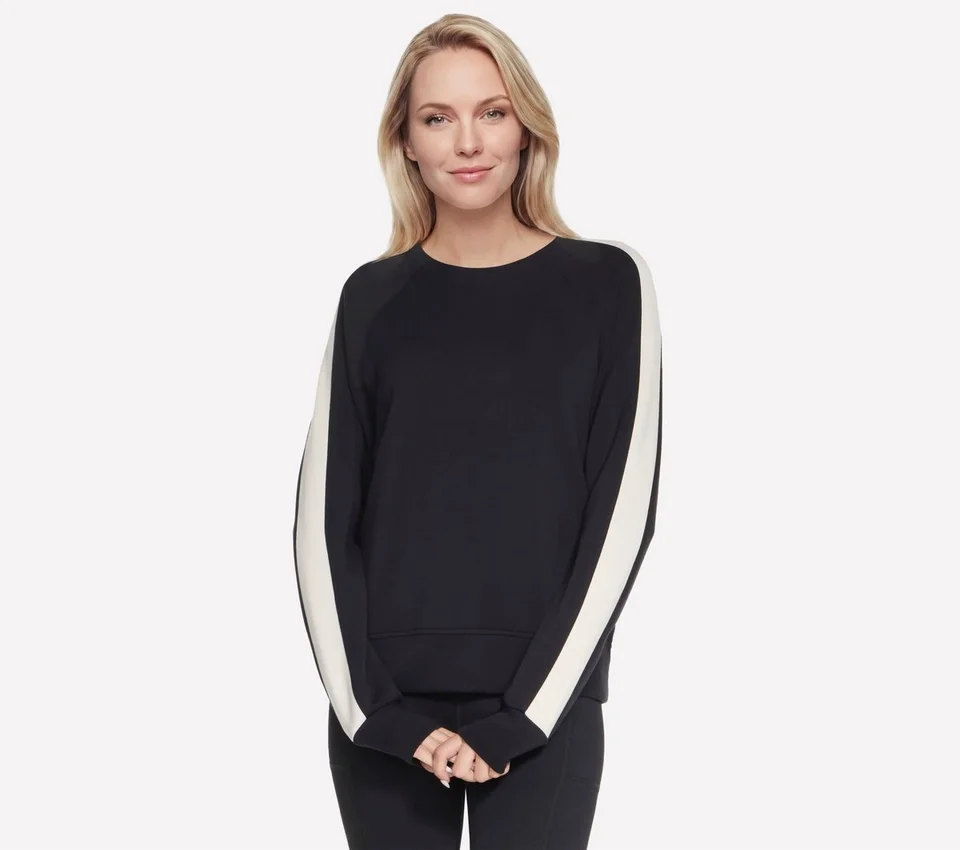 Skechluxe Elevate Blocked Crewneck Skechluxe Elevate Blocked Crewneck