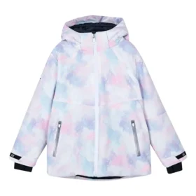 SKX Hooded Down Jacket “Purple Blue White”