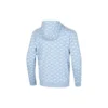 SKX Letter Print Long Sleeve Knit Jacket “Grey Blue White”