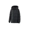 SKX Logo Printed Long Down Jacket “White Black”
