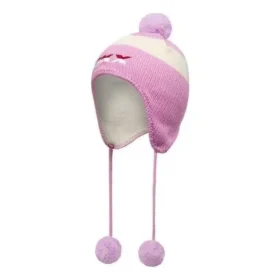 SKX Woven Knitted Beanie “Pink White”