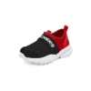 Slip-On Sport Shoes “Black Red”