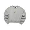 Smile Graphic Crew Sweater “Black Grey Purple”