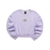 Smile Graphic Crew Sweater “Black Grey Purple”