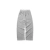 Solid Color Casual Loose Sports Pants “Black Grey”
