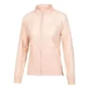 Solid Color Side Striped Jacket “Pink White”