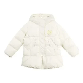 Solid Hooded Down Jacket “White”