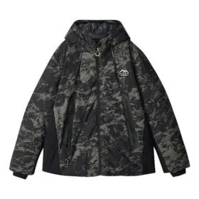 Sport Camo Warm Jacket “Black Green”