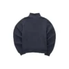 Sport Casual Loose Knit Crew Sweatshirt “Black”