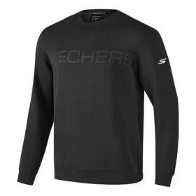 Sport Logo Printed Crew Sweater “Black”