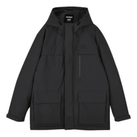 Sports Lifestyle Letter Printed Waterproof Down Jacket “Black”