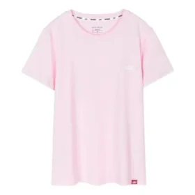 Sports Round Neck Casual Short Sleeve Pink