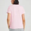 Sports Round Neck Casual Short Sleeve Pink