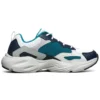 Stamina Airy Low-Top Running Shoes White/Blue/Green