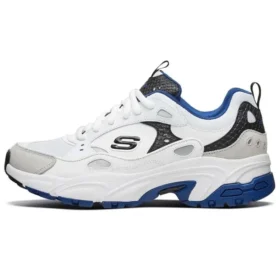 Stamina Sports Shoes White/Black/Blue