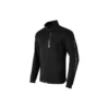 Stand-Up Collar Sports Knit Jacket “Black”
