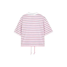 Stripe Polo Shirt “Pink White” Stripe Polo Shirt “Pink White”