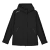 Stroll Series Logo Casual Hooded Woven Jacket “Black”