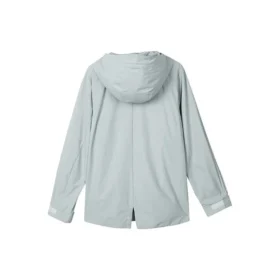 Stroll Series Logo Casual Hooded Woven Jacket “Grey”