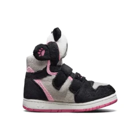 Sugarcanes Panda Shoes “Black Grey Pink”