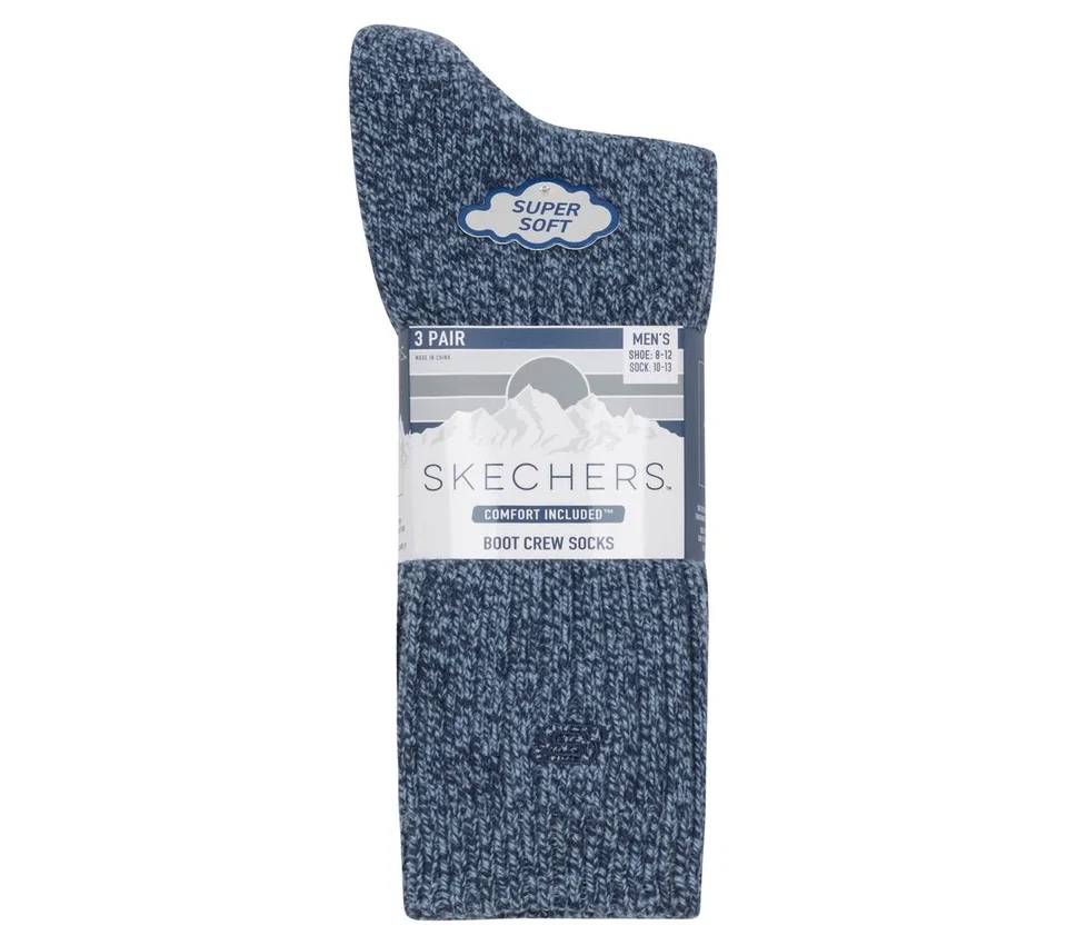 Super Soft Boot Crew Socks – 3 Pack Super Soft Boot Crew Socks – 3 Pack