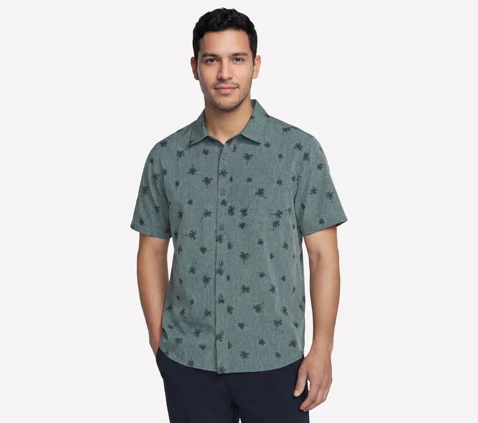 The GO WALK Air Printed Short Sleeve Shirt The GO WALK Air Printed Short Sleeve Shirt