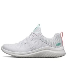 Ultra Flex 2.0 Low-Top Running Shoes White/Green