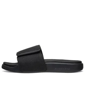 Velcro Flat Heel Sports Slippers Black Velcro Flat Heel Sports Slippers Black