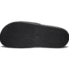 Velcro Flat Heel Sports Slippers Black