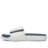 Velcro Outdoor Flat Heel Sports Slippers White Blue