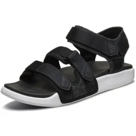 Velcro Outdoor Sports Black White Sandals