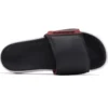 Velcro Stylish Flat Heel Sports Slippers Black Red