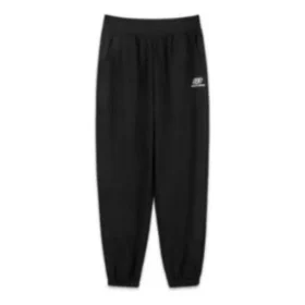 Warm Fleece-Lined Tapered Casual Pants “Black White Navy”