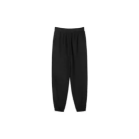 Warm Fleece-Lined Tapered Casual Pants “Black White Navy”