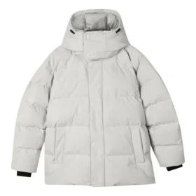 Warm Lightweight Hooded Down Jacket “Grey”