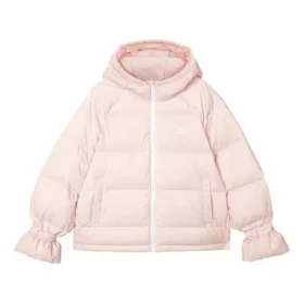 WMNS) Skechers Zip-up Hooded Long Sleeve Down Jacket “Pink”