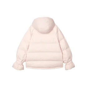 WMNS) Skechers Zip-up Hooded Long Sleeve Down Jacket “Pink”