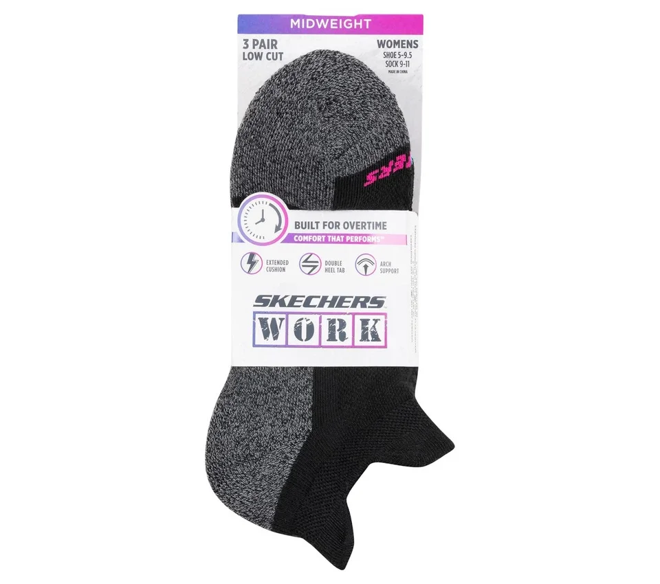 Work: Lowcut Heel Tab Socks – 3 Pack Work: Lowcut Heel Tab Socks – 3 Pack