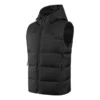 Woven Down Vest “Black”